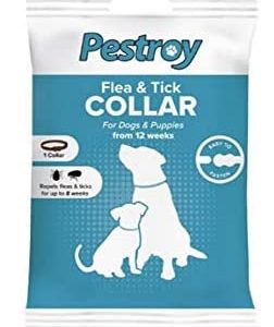 Pestroy Branded Flea and Tick Repellent Protection Collar for Dogs and Puppies