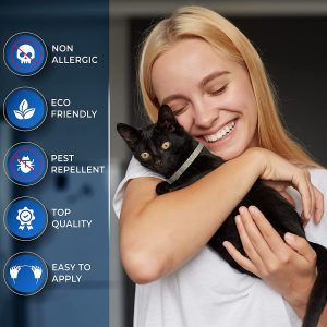 Fly-Bye – Flea Collar For Cats – 12 Months Protection Flea Treatment For Cats
