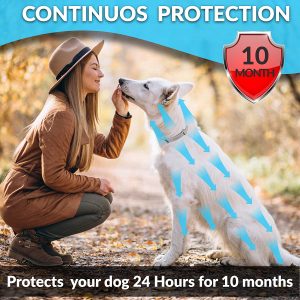 Tanness Flea and Tick Collar for Small to Medium Cats and Dogs 15″ Hypoallergenic and Waterproof Tick Prevention and Flea Control Dog Collar for 8 Months of Protection