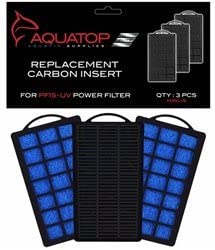 Aquatop Aquatic Supplies Carbon Replacement 15 Gal-3Pk PV15-UV