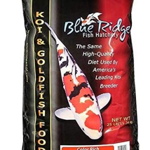 BLUE RIDGE 30251 Floating Color Rich Fish Food 25 lbs