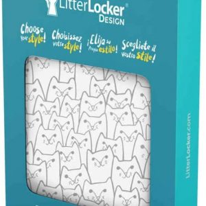 LitterLocker Fashion 10450 Fabric Cover Cartoon Cats