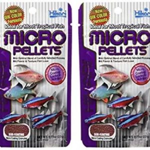 Hikari Tropical Semi-Floating Micro Pellets for Pets, 0.77-Ounce (2 Pack)