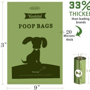 Labrostar Hundekotbeutel, 390 biologisch abbaubare Abfallbeutel für Hunde, auslaufsicher, geruchsneutral 26 Rollen, 15 Hundesäcke Pro Rolle, Hundekotbeutel 34 x 22 cm