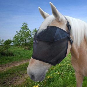 EquiVizor 95% UV Eye Protection (COB) Standard Horse Fly Mask – Insects, Dust, Debris, Uveitis, Corneal Ulcer, Cataract, Light Sensitivity, Cancer. Designed to Stay On Your Horse, Off The Ground!