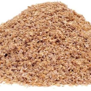 Premium 100% Natural Wheat Bran Bedding, Food for Mealworms and Superworms – 1lb