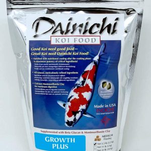 Dainichi Koi Food – Growth Plus (5.5 Lbs), Medium (5.5 mm) Floating Pellet