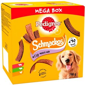 Pedigree Schmackos – Dog Treats Meat Variety, 110 Strips