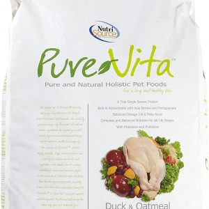 Tuffy’S Pet Food 131634 Tuffy Pure Vita Duck And Oatmeal For Dogs, 25-Pound