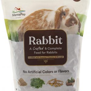 Manna Pro Rabbit Feed | with Vitamins & Minerals | Complete Feed for Rabbits | No Artificial Colors or Flavors | 5lb
