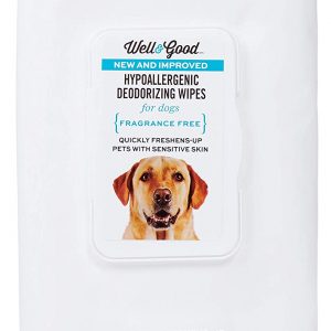 Petco Brand – Well & Good Hypoallergenic Deodorizing Dog Wipes, Pack of 24, 24 CT