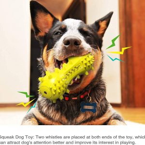 Chew Toys for Aggressive Chewers Small Breed Dog Toothbrush Chew Sticks for Dogs Chew Toys for Puppies Teething Dog Squeaky Toy…