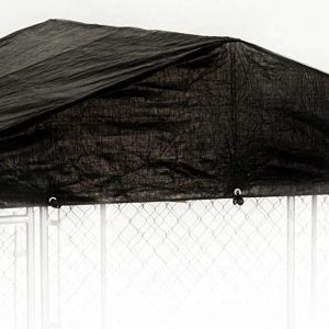 Lucky Dog 10’W x 10’L Replacement Kennel Cover – Black