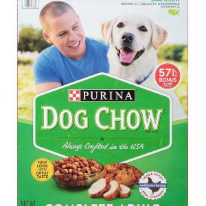 Purina Dog Chow Complete Adult Chicken Dry Dog Food Real Chicken New (Chicken, 52 Lb.)