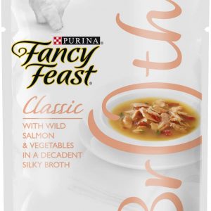 Purina Fancy Feast Classic With Wild Salmon & Vegetables Cat Food – (32) 1.4 Oz. Pouch