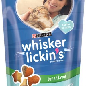 Purina Whisker Lickin’s Cat Treats, Crunchy & Yummy Tuna Flavor – 1.7 oz. Pouch