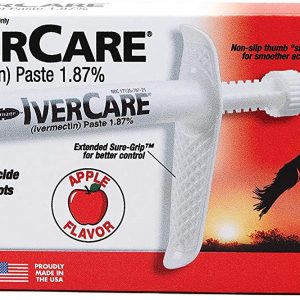Farnam IverCare (ivermectin paste) 1.87%, Dewormer Paste, Treats Horses Up to 1,500 pounds, 0.26 oz