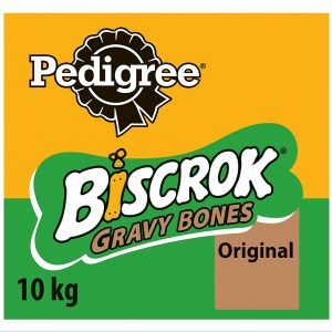 Pedigree Biscrok – Gravy Bones Biscuits Dog Treats, 10 kg