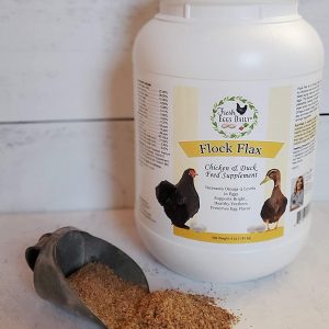 Fresh Eggs Daily Flock Flax Chicken and Duck Feed Supplement 4LB