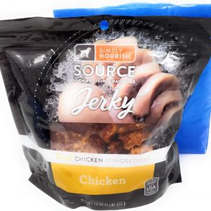 Tesadorz Bags and Simply Nourish Chicken Jerky Dog Treats 16 Ounces