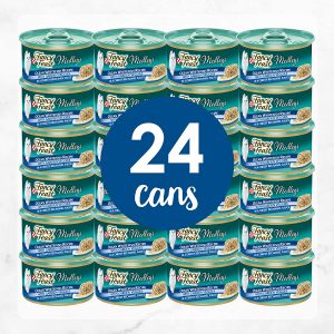 Purina Fancy Feast High Protein Wet Cat Food, Medleys Ocean Whitefish with Garden Veggies in Cheesy Bechamel Sauce – (24) 3 oz. Cans
