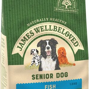 James Wellbeloved Complete Dry Senior Dog Food Fish and Vegetables, 1.5 kg
