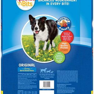 Kibbles ‘n Bits Original Savory Beef & Chicken Flavors Dry Dog Food, 17.6 lb Bag