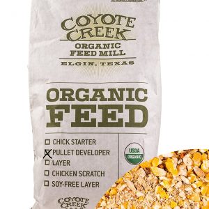 Coyote Creek Certified Organic Feed – Pullet Developer – 20lbs