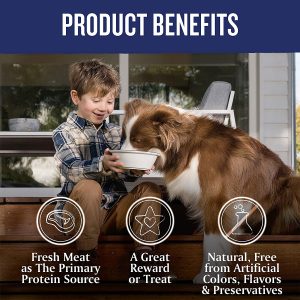 Farmers Market Pet Food Premium Natural Grain-Free Jerky Dog Treats, 7 Oz Bag, Tender Lamb Recipe With Rosemary Flavor