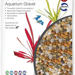 Pisces 11 lb Gold Pearl Aquarium GravelSubstrate for Aquariums, terrariums and vivariums, 2-4mm