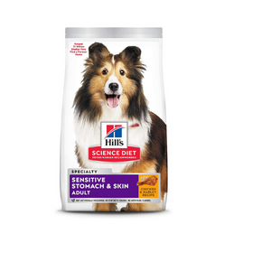 Hill’s Science Diet Dry Dog Food, Adult, Sensitive Stomach & Skin, Chicken Recipe Dry Dog Food