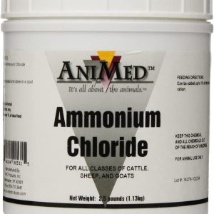 AniMed Ammonium Chloride Powder 2.5 LB for Cattle Sheep and Goats