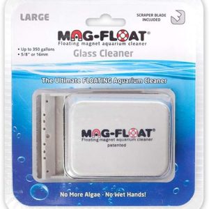 Mag-Float-350 Large Glass Aquarium Cleaner (w/Metal Scraper)